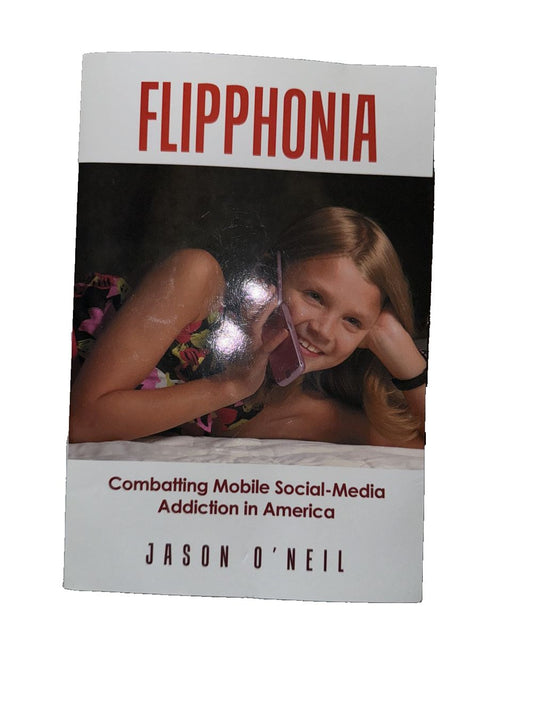 Flipphonia: Combatting Mobile Social-Media Addiction in America, DaveyDooDeals – a book with a girl in the middle