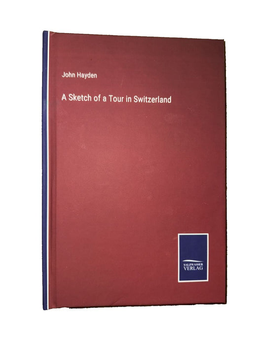 A Sketch of a Tour in Switzerland, DaveyDooDeals – a red book with a blue cover and a white title