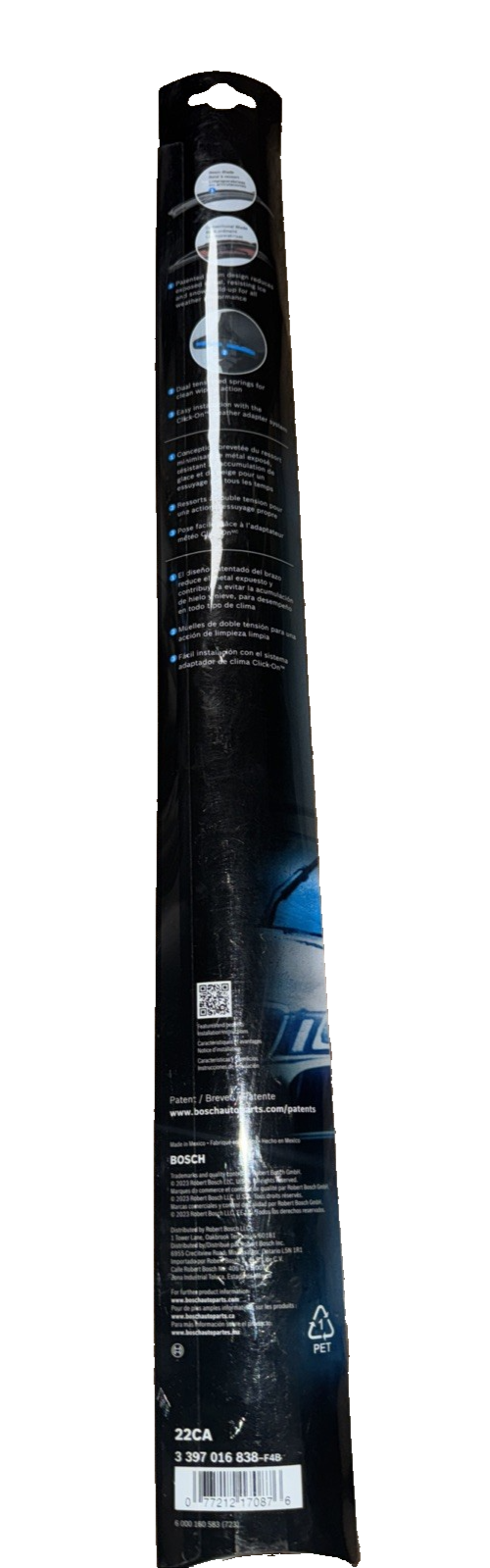 Bosch Clear Advantage 22CA Wiper Blade - 22" (Pack of 1)