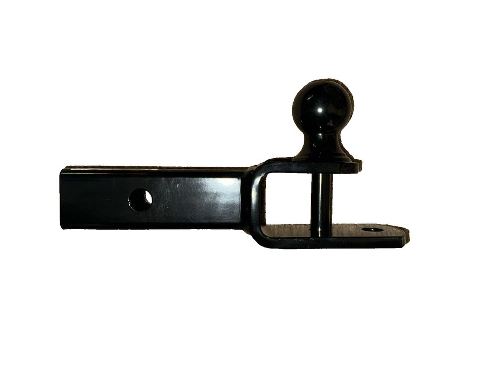 MaxxHaul 50595 3-in-1 ATV UTV Trailer Hitch Mount with Hitch Ball and Winch Stra, DaveyDooDeals – a black plastic door latch with a black p…
