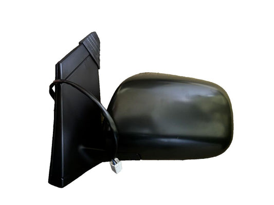 TYC 5350142 Black Exterior Mirror – a black mirror with a white background
