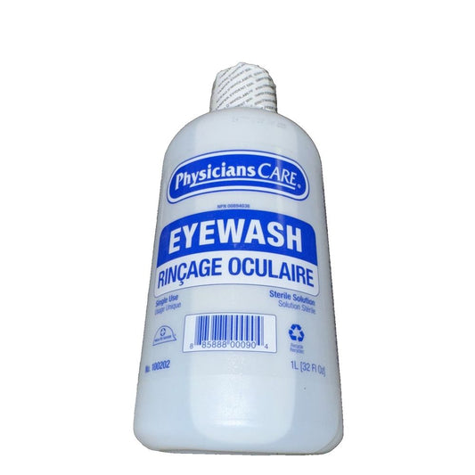 Physicians Care Eye Wash Solution, 1L Bottle – eye wash gel