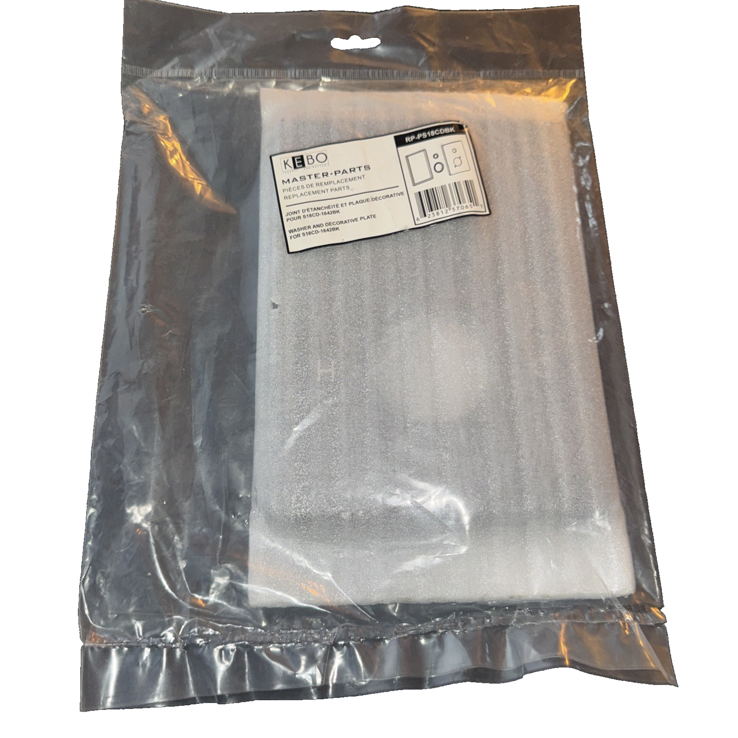 KEBO RP-PS18CDBK Washers and decorative plate