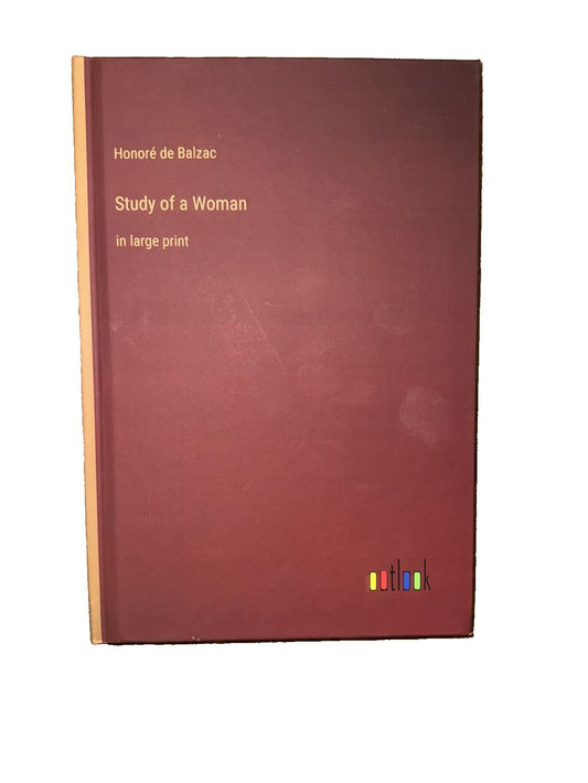 Study of a Woman: in large print, DaveyDooDeals – a book with a red cover and a yellow border