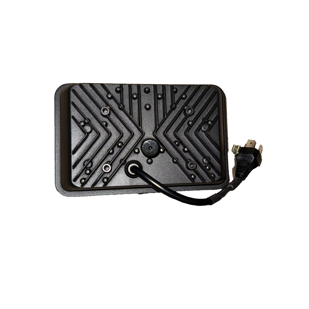 4x6 Crescent Halo Rectangular Headlight JG-T001-YY, Unbranded – a black phone case with a black cable