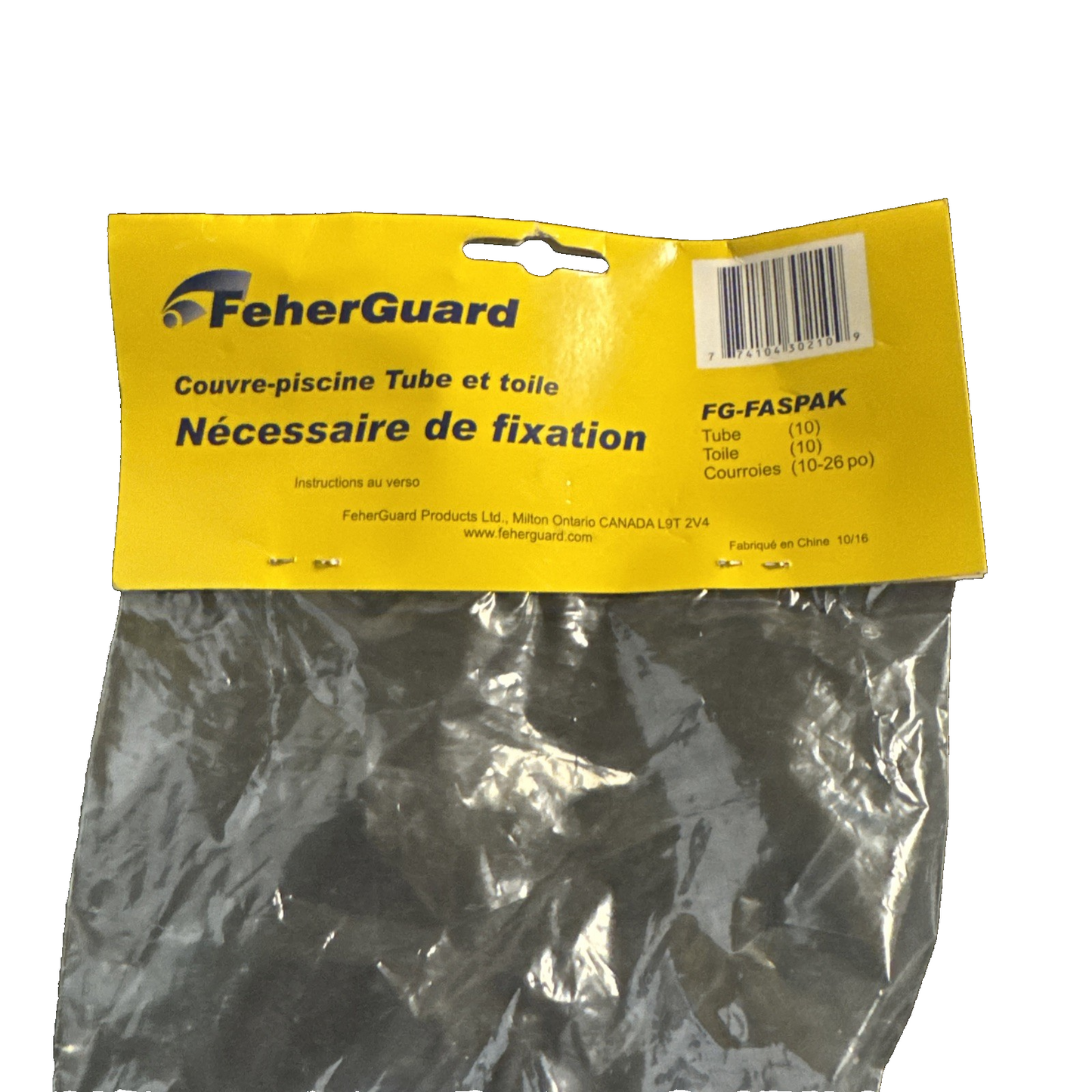 Feherguard FGFASKITEACH Tube & Blanket Fastening Kit