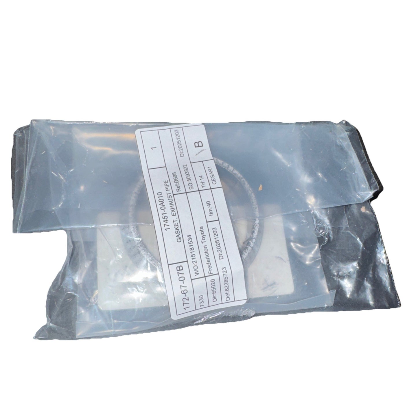 Exhaust Pipe Gasket #17451-0A010