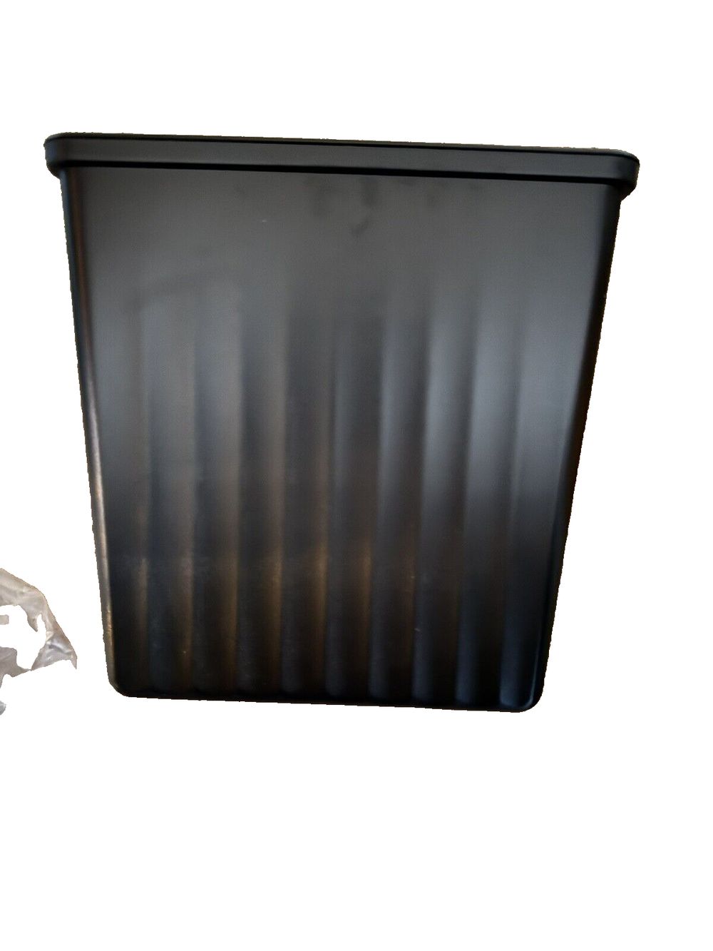 Trash Can fit Tesla Model Y,Rear Center Console Organizer Backseat Storage Box, Unbranded – a black trash can with a plastic lid