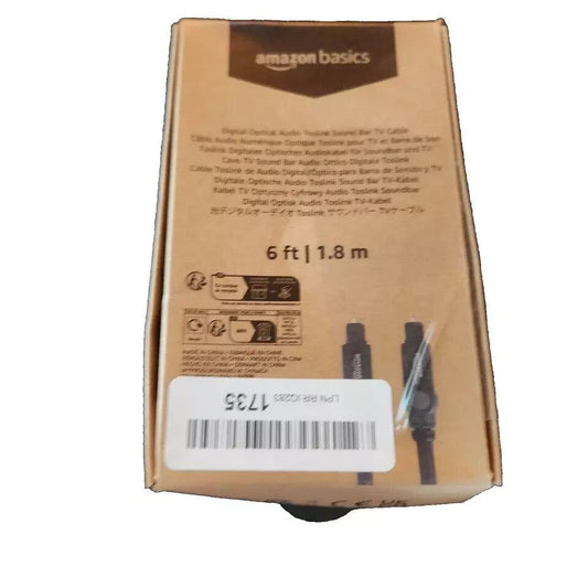 Amazon Basics Toslink Digital Optical Audio Cable, Multi-Channel, for Audio, AmazonBasics – the box of the new e - box