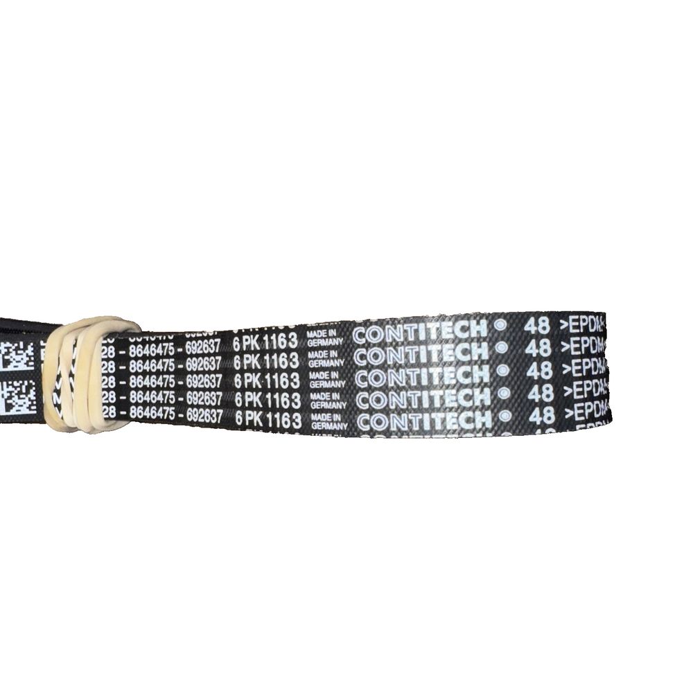 NEW BMW 3 F30 ALTERNATOR BELT 11288646475 8646475 2014 ORIGINAL – a black and white dog collar with a white and black design