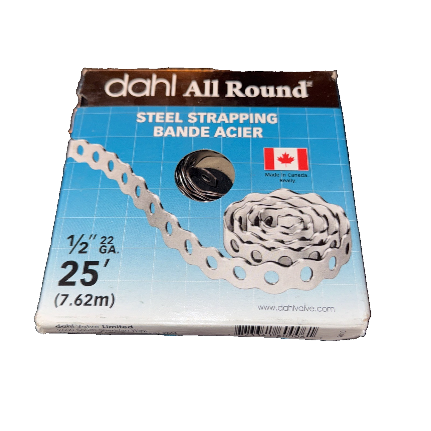 1/2" x 25' Steel Pipe Strapping