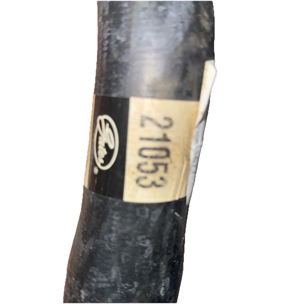 GATES - 21053 - Lower Radiator Or Coolant Hose – a close up of a black and white tube
