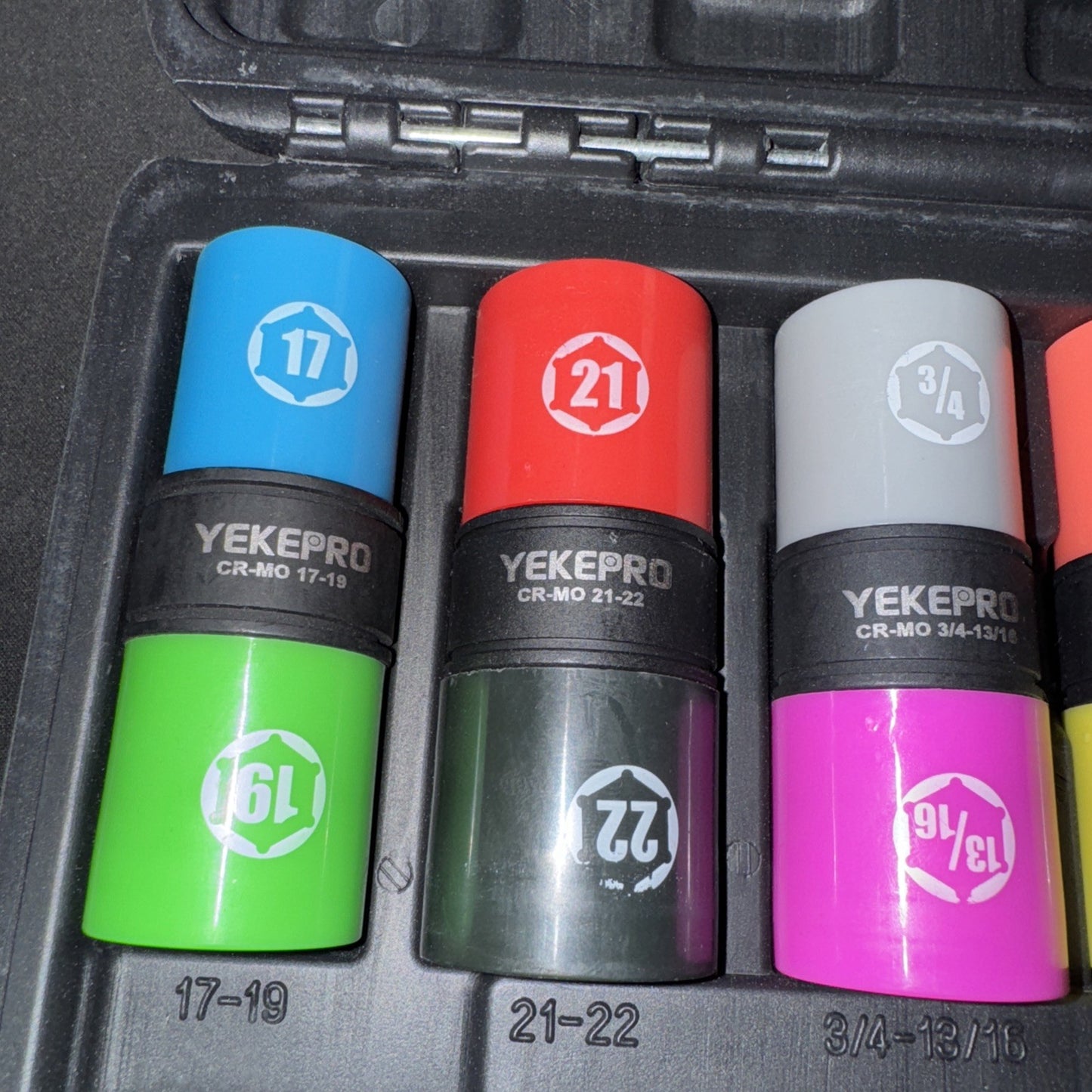 Yekepor 6-Pieces 1/2" Dr Lug Nut Socket Set W12206