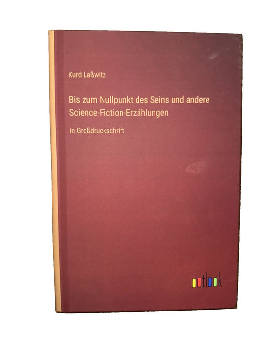 Bis zum Nullpunkt des Seins und andere Science-Fiction-Erzhlungen: in Grodrucksc, DaveyDooDeals – the book cover of the book ' s title, ' s…
