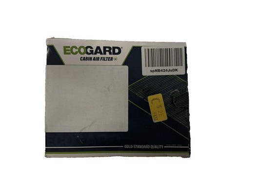 ECOGARD XC10573 Premium Cabin Air Filter Fits Hyundai Elantra 2017-2020, Accent – a white card with a yellow label on it