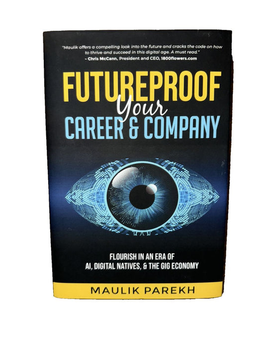 Futureproof Your Career and Company: Flourish in an Era of AI, Digital Natives,, DaveyDooDeals – the book cover for future of career by mar…