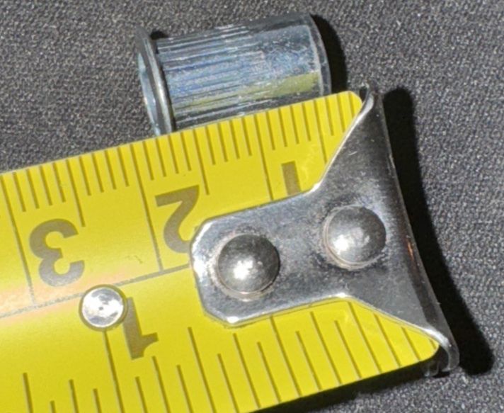 Riv Nut 100 Pack, Unbranded – a measuring tape with two eyes on it
