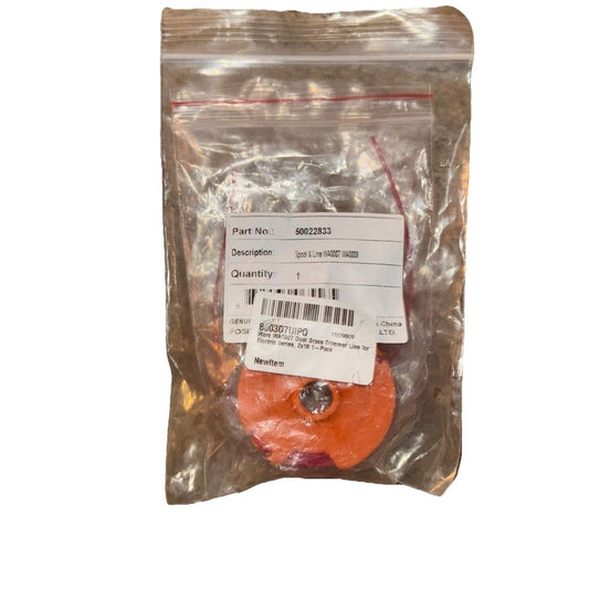 Worx WA0007 Dual Grass Trimmer Line For Electric Series 2x16" 1-Pack – a bag of orange plastic bags with a white label