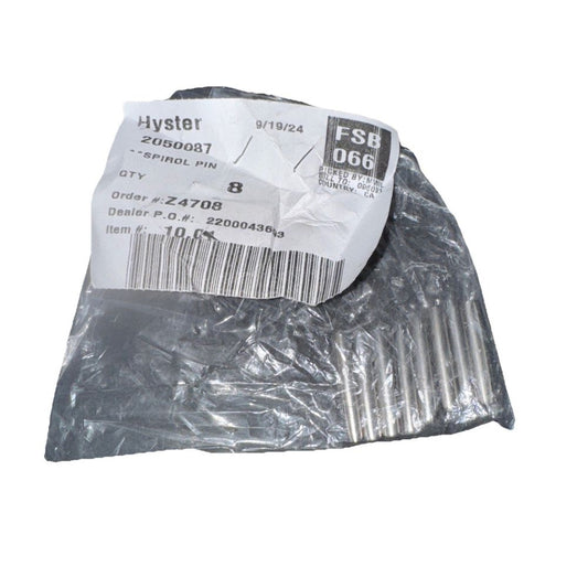HY 2050087 Spiral Pin 8 Pack, DaveyDooDeals – a package of silver foil