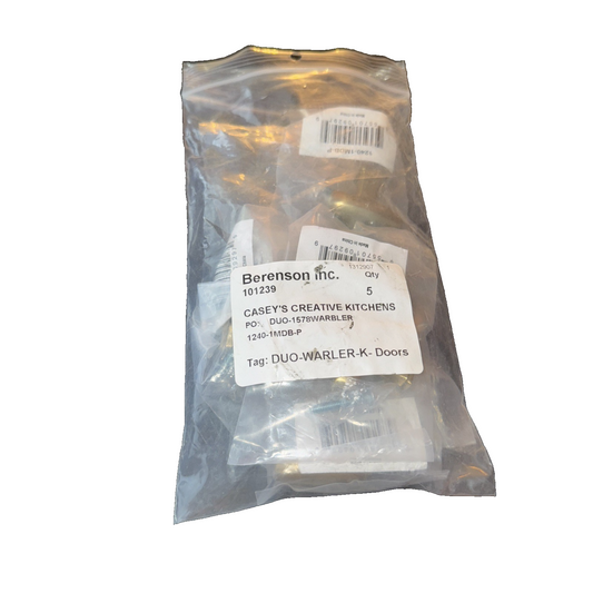 Berenson Subtle Surge Pull 1-9/16" Long Modern Brushed Gold 1240 5 Pack