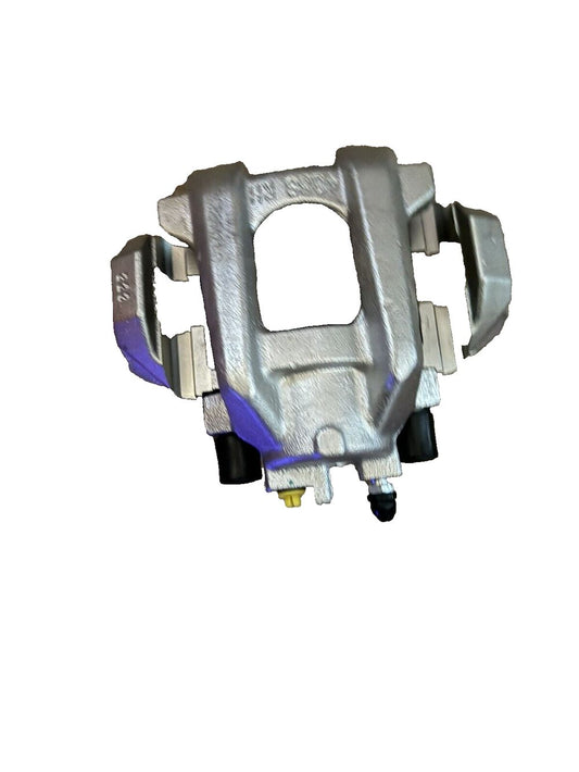 A-Premium Disc Brake Caliper Assembly with Bracket Compatible Select Doge &Jeep, Apremium – a silver metal housing with a blue handle