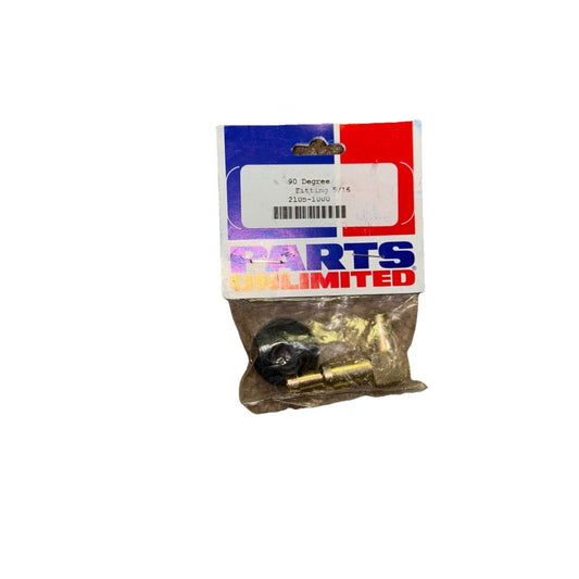 Parts Unlimited Single Tank Fitting - 90 Degree - 5/16" 2105-1000 – a bag of yellow plastic screws