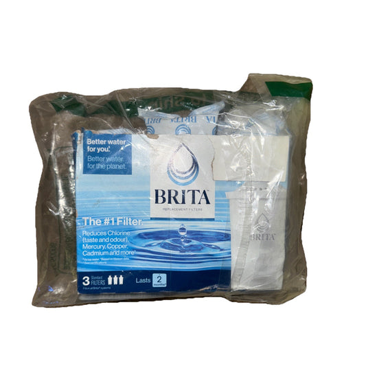 Brita Standard Replacement Filter 3 Pack (Damaged Packaging)