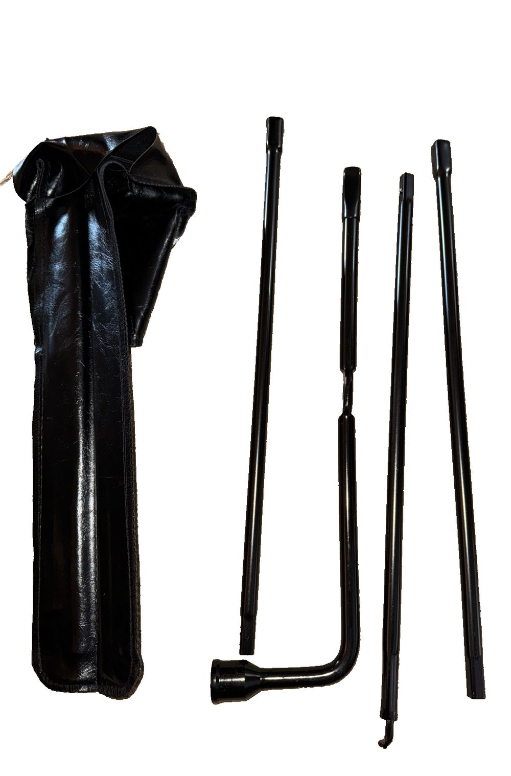 Dorman 926-779 Spare Tire Jack Handle/Wheel Lug Wrench Compatible (Tools Only) – a black umbrella and a black umbrella stand