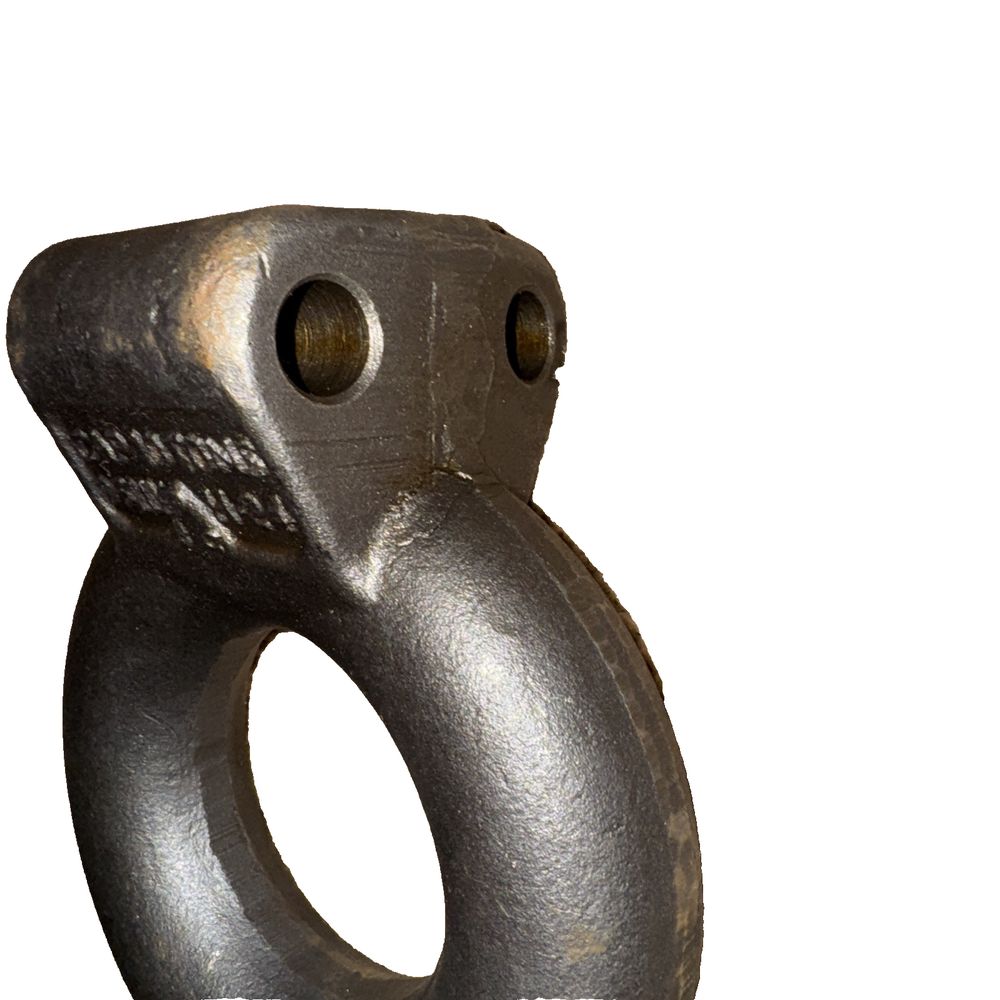 Plain 10-Ton Forged Steel Tow Eye 3 Inch I.D., DaveyDooDeals – a metal ring with a hole in the middle