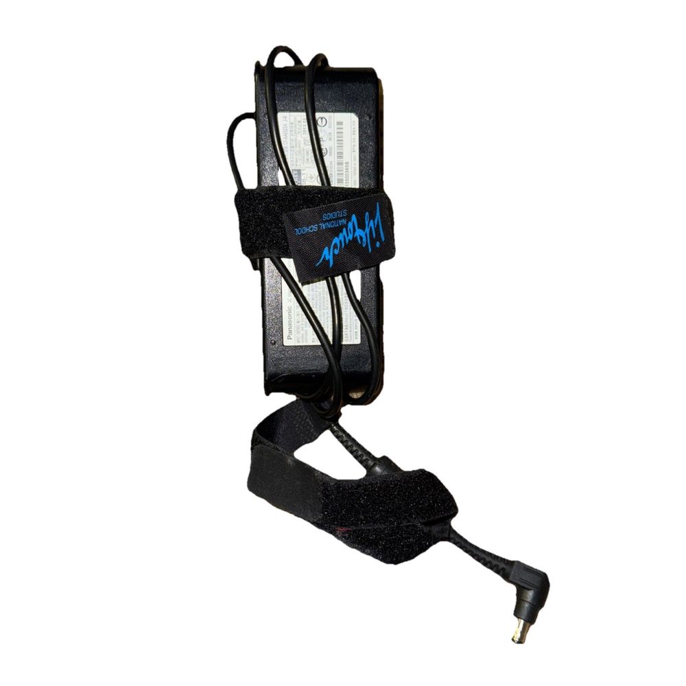 Panasonic CF-AA6503A M4 Power Adapter (NO Wall Input Cord) – a black phone with a cable attached to it