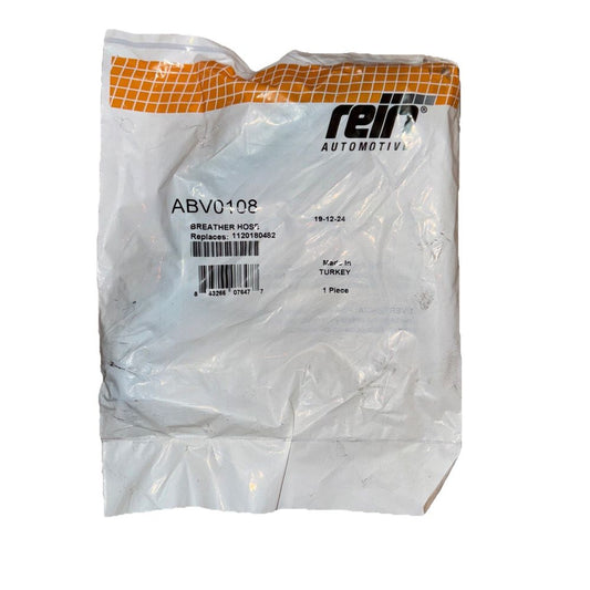 Rein Automotive ABV0108 Engine Crankcase Breather Hose – a bag of white plastic bags with orange and white squares