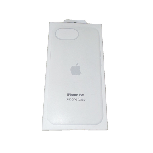Apple Iphone 16 E Silicone White Case
