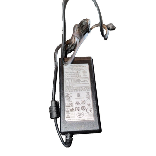 Switching Adapter DSA-60PFB-24, Unbranded – a black and white photo of a power cord