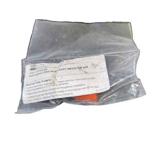 F3716-2R Diss Body Assembly – Medstar Air Respiratory Component, Tri-Tech Medical Inc – a bag of plastic material