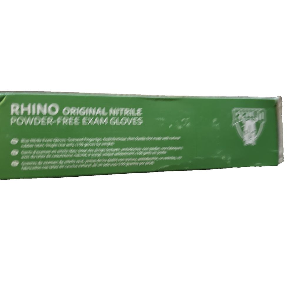 Rhino nitrile powder free Medium gloves 100 Pieces, DaveyDooDeals – rhino power - creams
