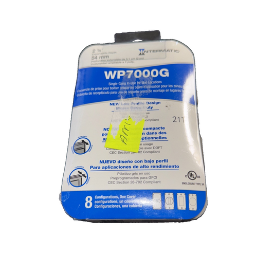 Intermatic WP7000G Low-Profile Extra-Duty Weatherproof 1-Gang Cover