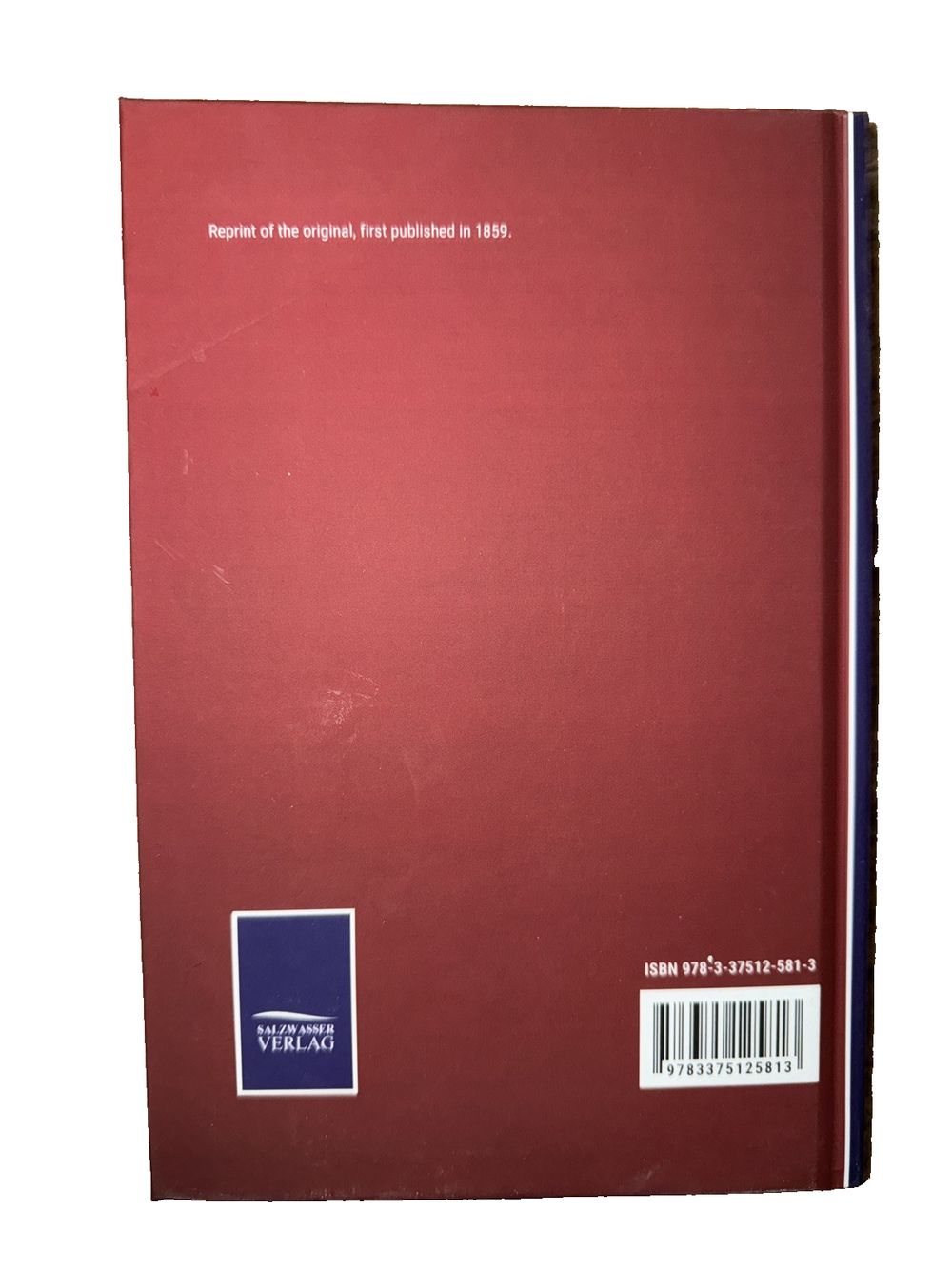 A Plot in Private Life and Other Tales, DaveyDooDeals – a red book with a white cover and a blue stripe