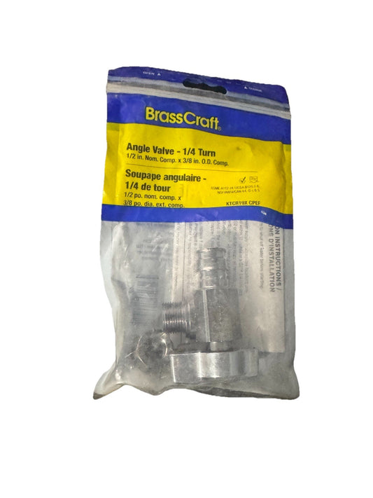 1/2" x 3/8" Comp Angle Stop Valve