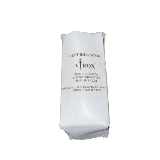 AHP7-S Virox PREempt Test Strips – a white box of a white plastic tube