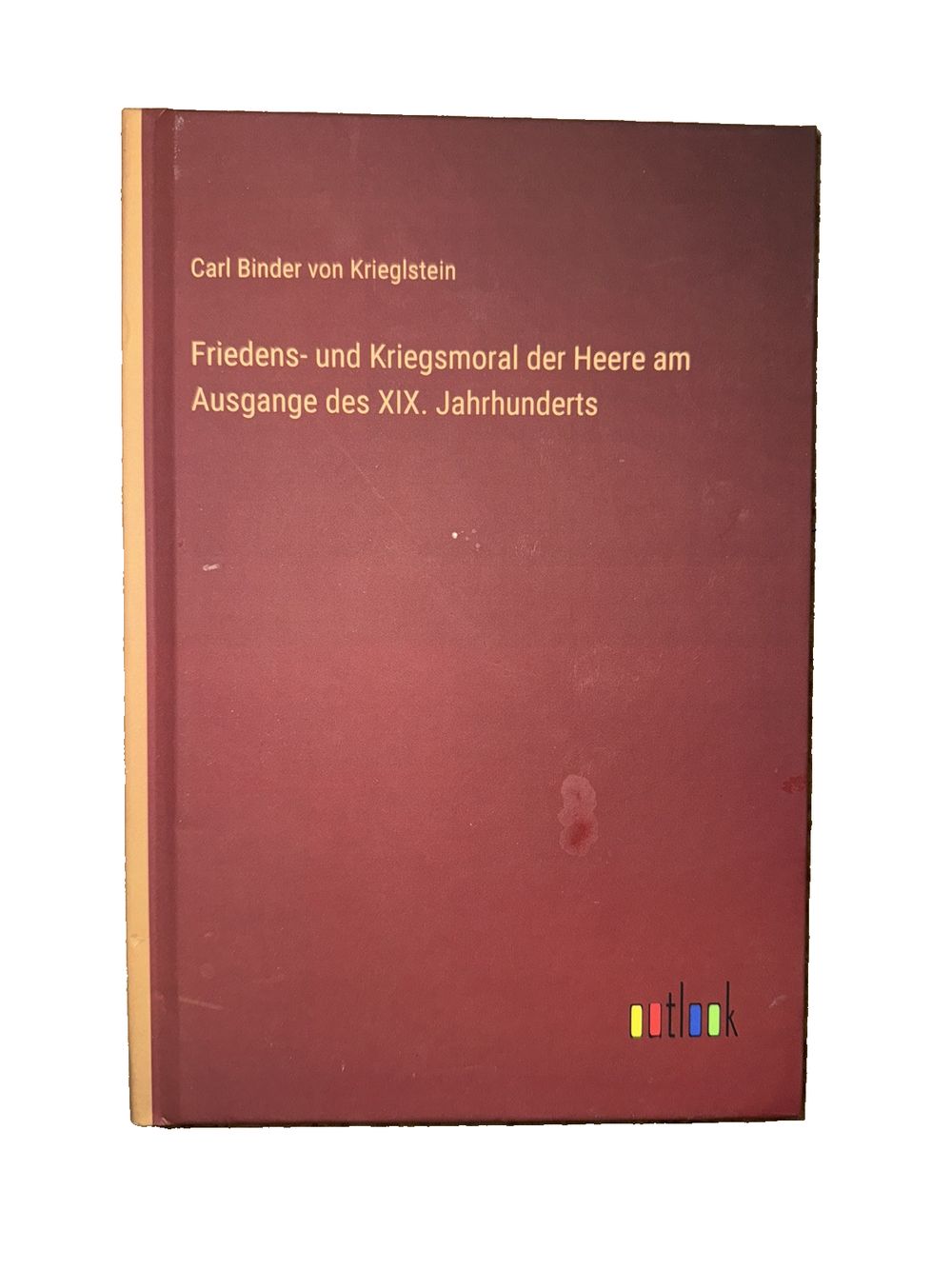 Friedens- und Kriegsmoral der Heere am Ausgange des XIX. Jahrhunderts, DaveyDooDeals – the book cover of the book, ' ' ' ' '
