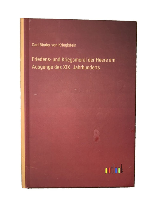 Friedens- und Kriegsmoral der Heere am Ausgange des XIX. Jahrhunderts, DaveyDooDeals – the book cover of the book, ' ' ' ' '
