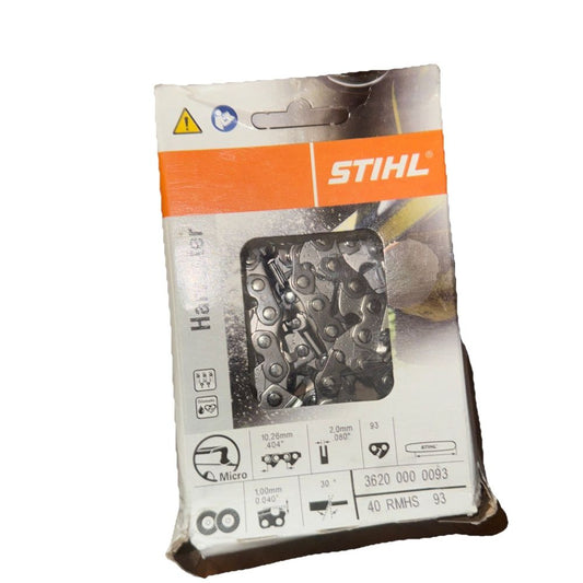 Stihl 40 RMHS Harvester Saw Chain, .404" Pitch, .080" Gauge, 93 DL – sti carbun carbun carbun carbun carbun carbu