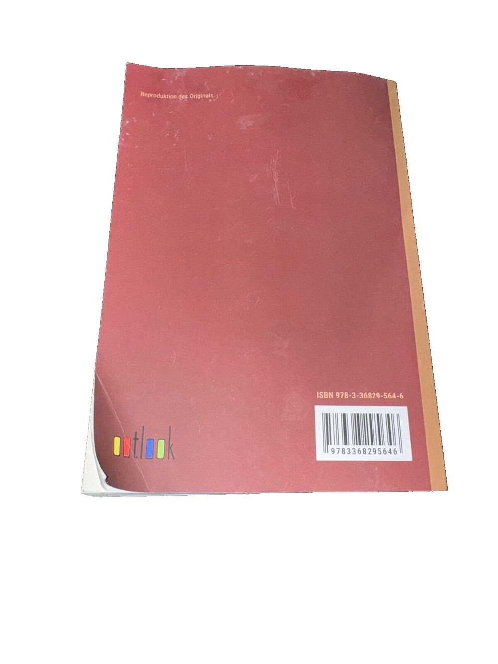 Der Dreimaster Zukunft: in Grodruckschrift, DaveyDooDeals – a red hardcover book with a white cover