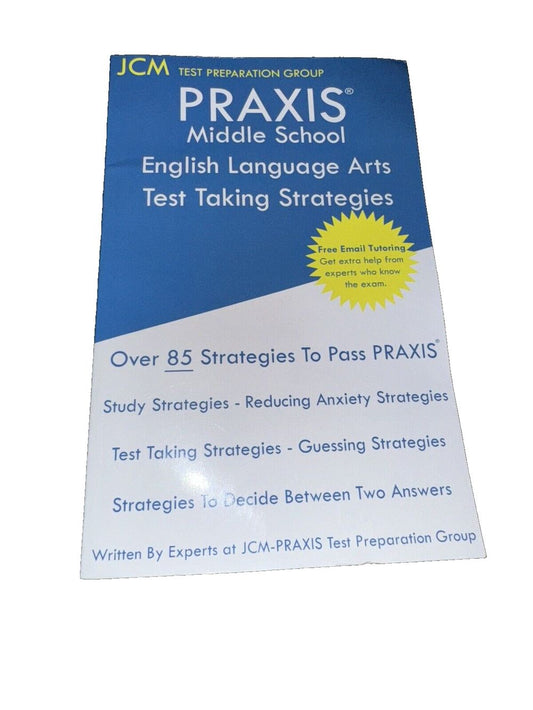PRAXIS Middle School English Language Arts - Test Taking Strategies: PRAXIS 5047, DaveyDooDeals – prs english language test book
