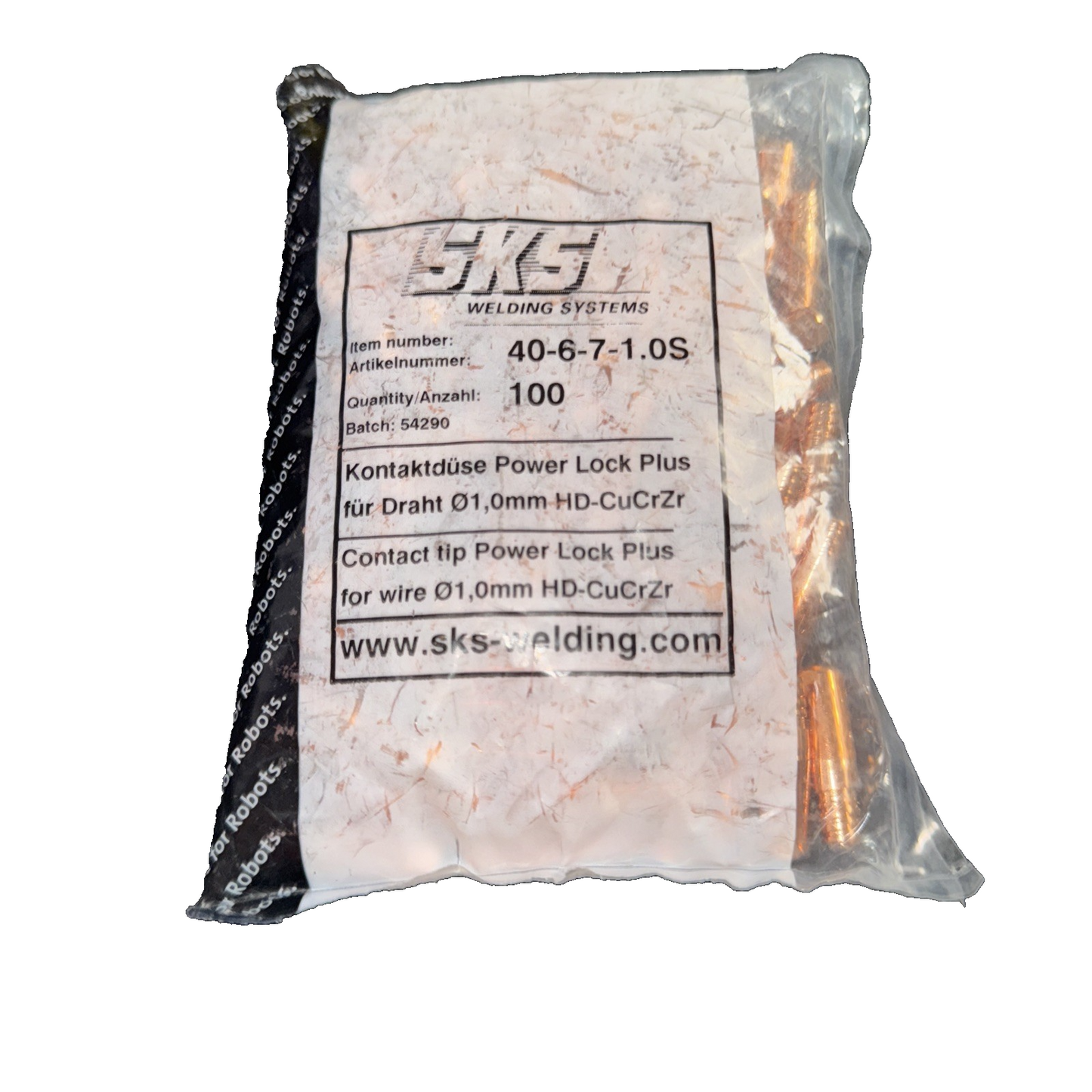 40-6-7-1.0S SKS Welding Systems 100 Pack