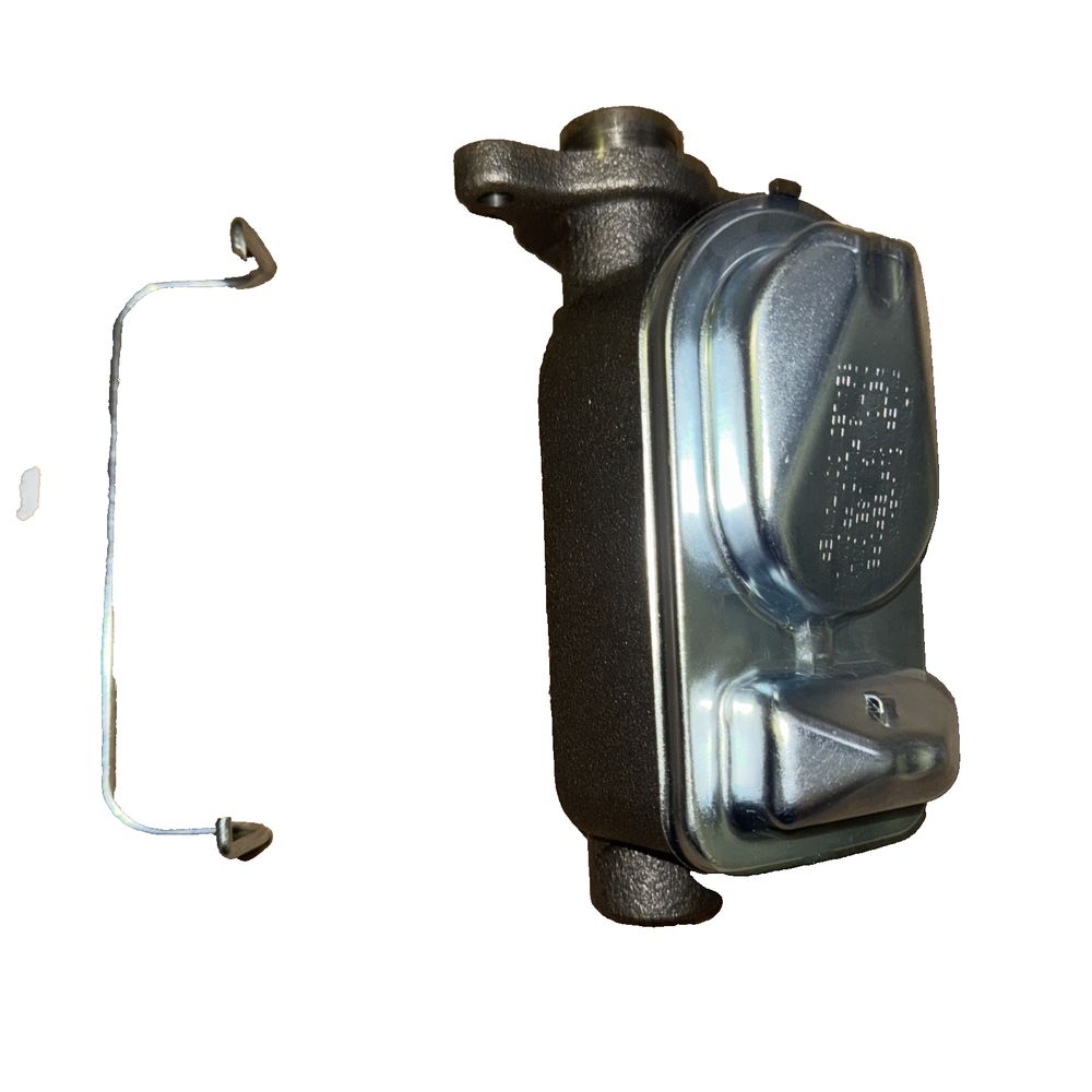 Centric Parts Brake Master Cylinder P N 130 67004 – a close up of a metal object with a white background
