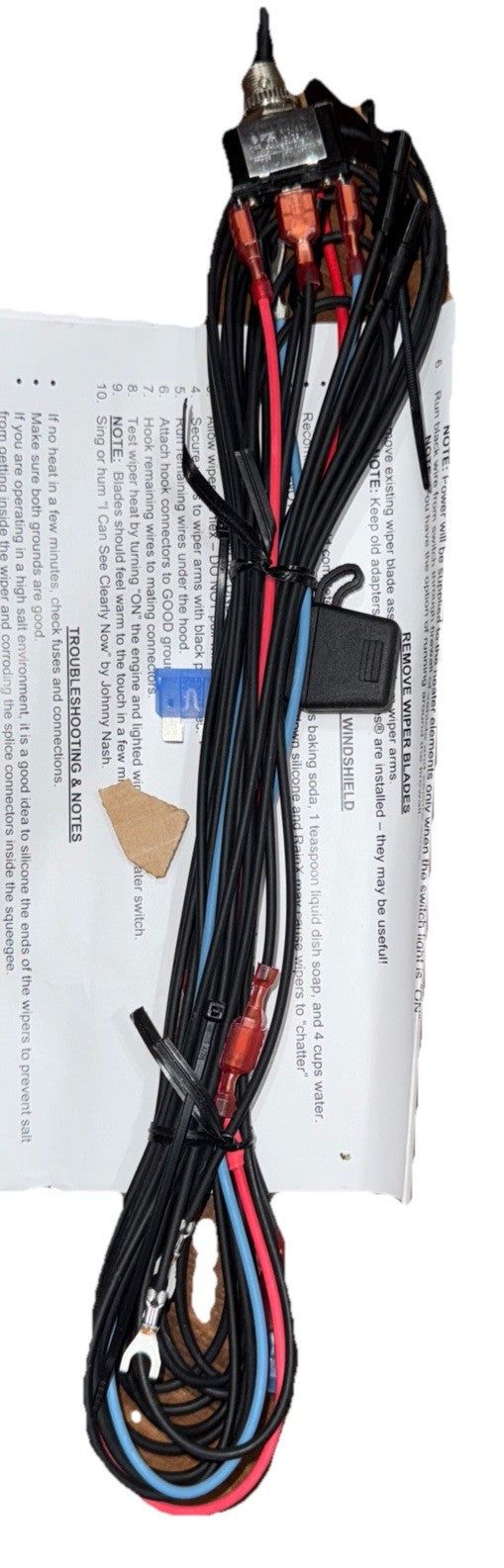 Heated Everblades Wiper Blades 10000P Wire Harness Assembly Kit, DaveyDooDeals – a wiring harness for the electric vehicle