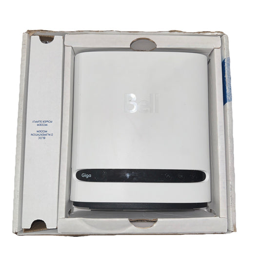 Bell Giga Hub 253960552 White Fiber Router  - Sourced From Liquidation Lot