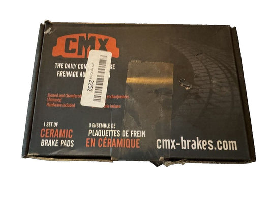 Front Ceramic Disc Brake Pads CMX-D1728 For Mazda 3 CX-3 Sport – the box of the original cramre