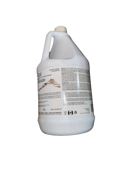 Sanitol No-Rinse Sanitizer Concentrate - 4L – a gallon of white liquid